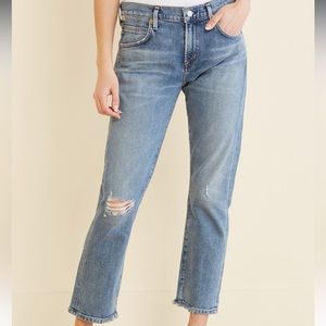 Citizens of Humanity Elsa Mid Rise Slim Fit Crop Jeans